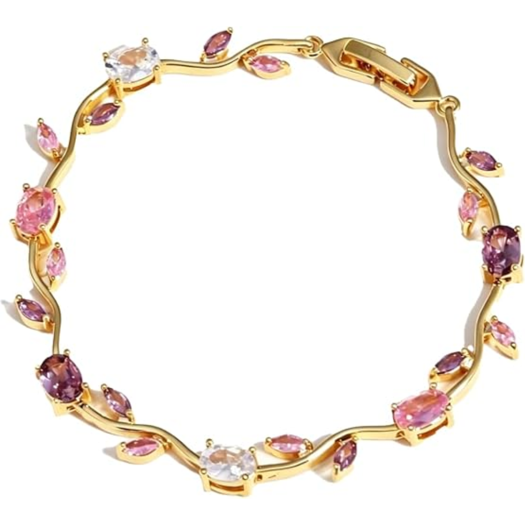 Pulsera de Cristal Brillante y Elegante