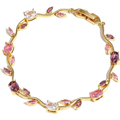 Pulsera de Cristal Brillante y Elegante