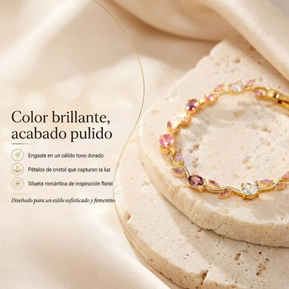 Pulsera de Cristal Brillante y Elegante
